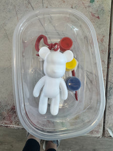 Paint your own Teddy key chain