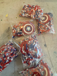 Marvel slim charms ( per pack)