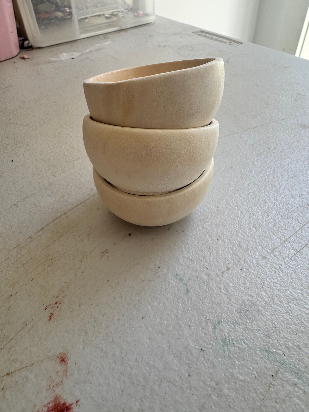 Wooden mini bowl